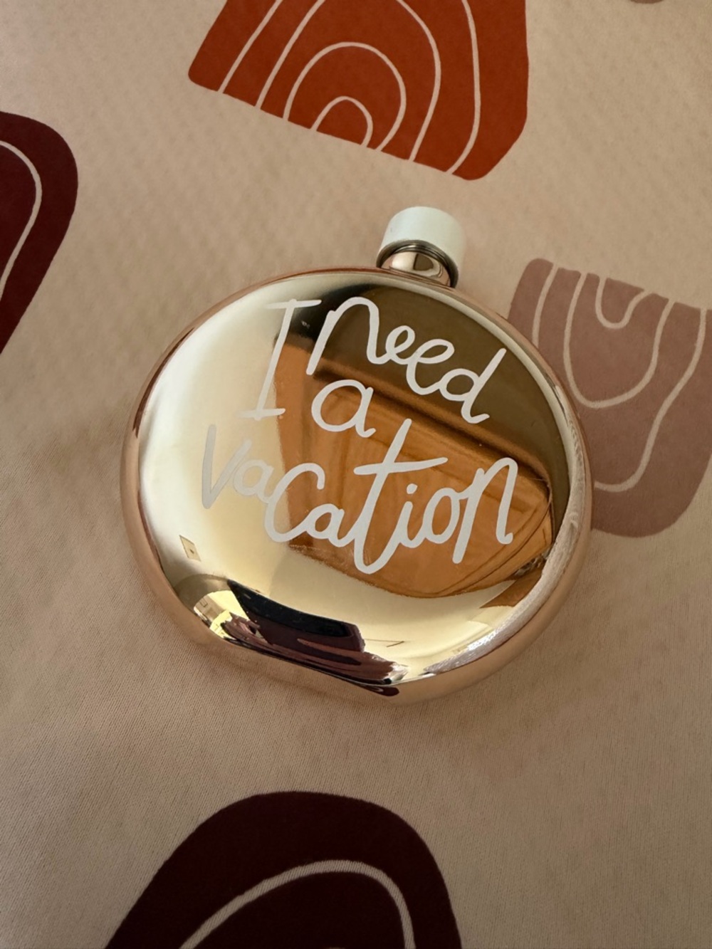 kate spade/Lenox All That Glistens 'I Need a Vacation' Flask